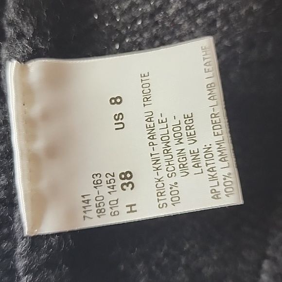 Bogner Wool & Leather Sweater - Picture 9 of 9